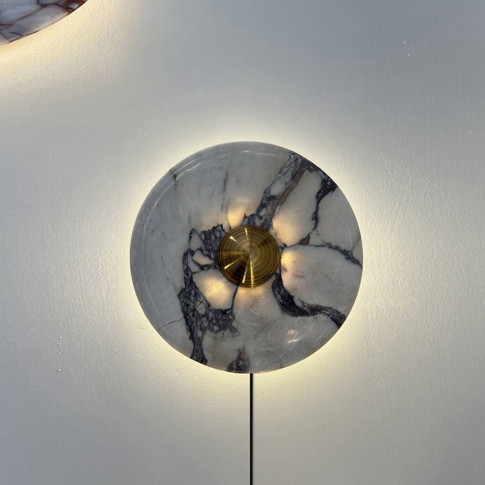 Mydorila Applique Murale Marbre Métal Art Nordic Plug-In - Neutralighting