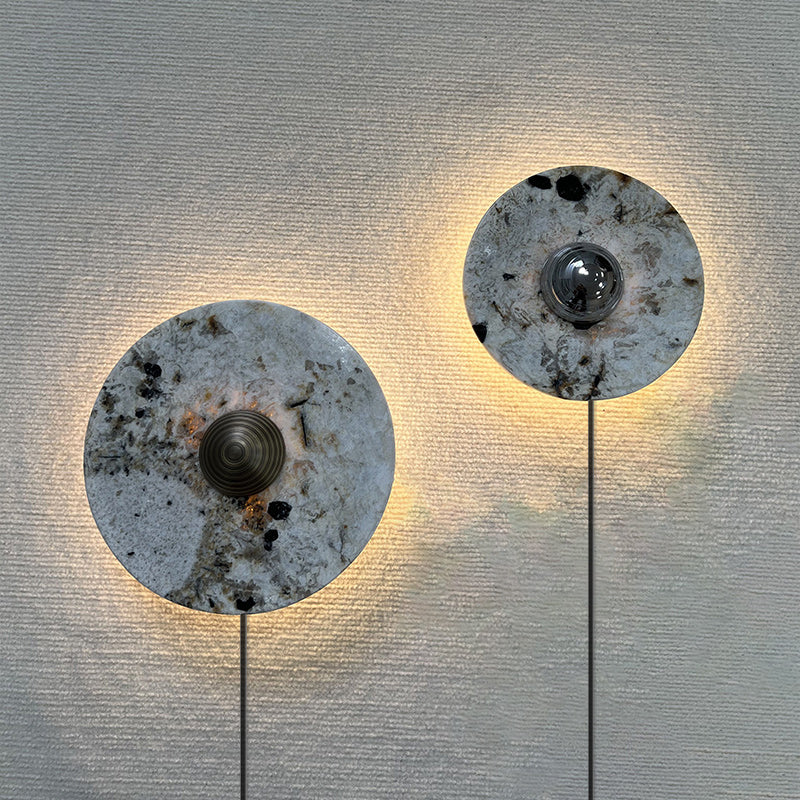 Mydorila Applique Murale Marbre Métal Art Nordic Plug-In - Neutralighting