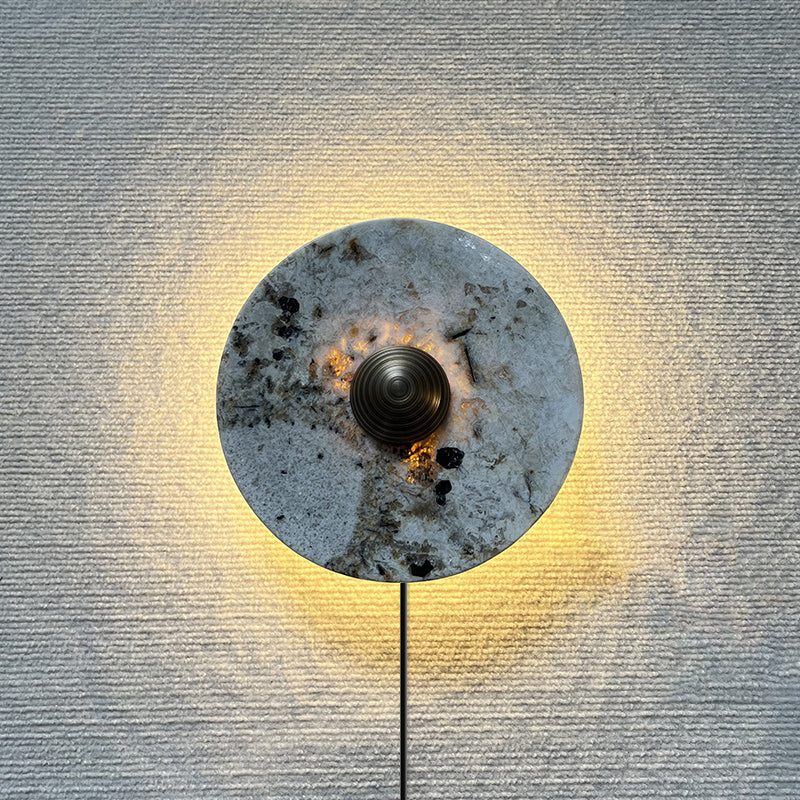 Mydorila Applique Murale Marbre Métal Art Nordic Plug-In - Neutralighting