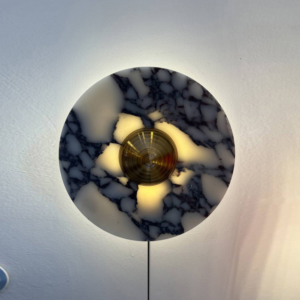 Mydorila Applique Murale Marbre Métal Art Nordic Plug-In - Neutralighting