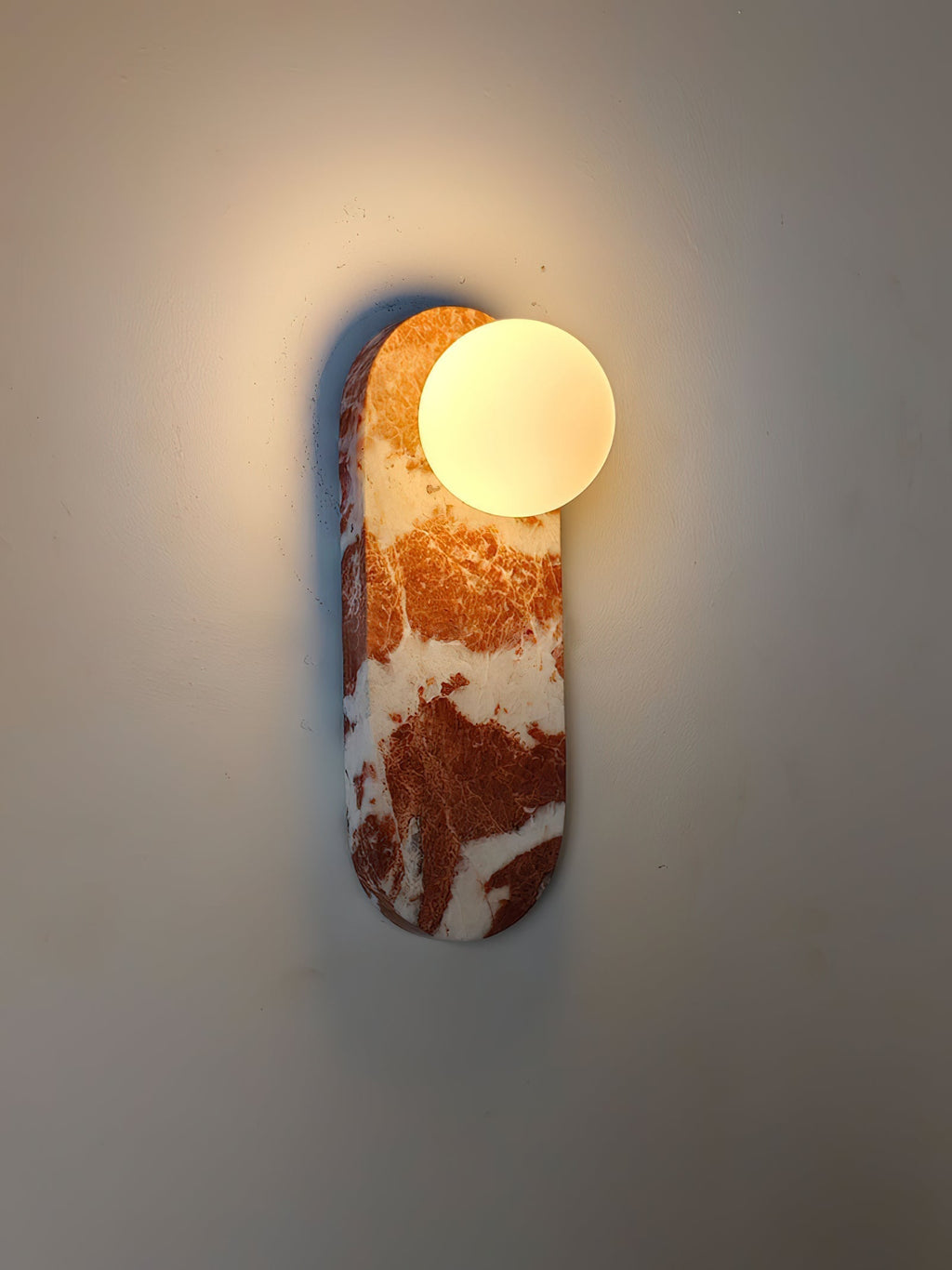 Olnoreth Applique Murale Marbre Verre Art Nordic Premium - Neutralighting