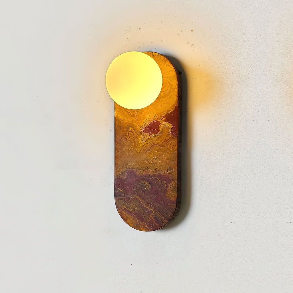 Olnoreth Applique Murale Marbre Verre Art Nordic Premium - Neutralighting