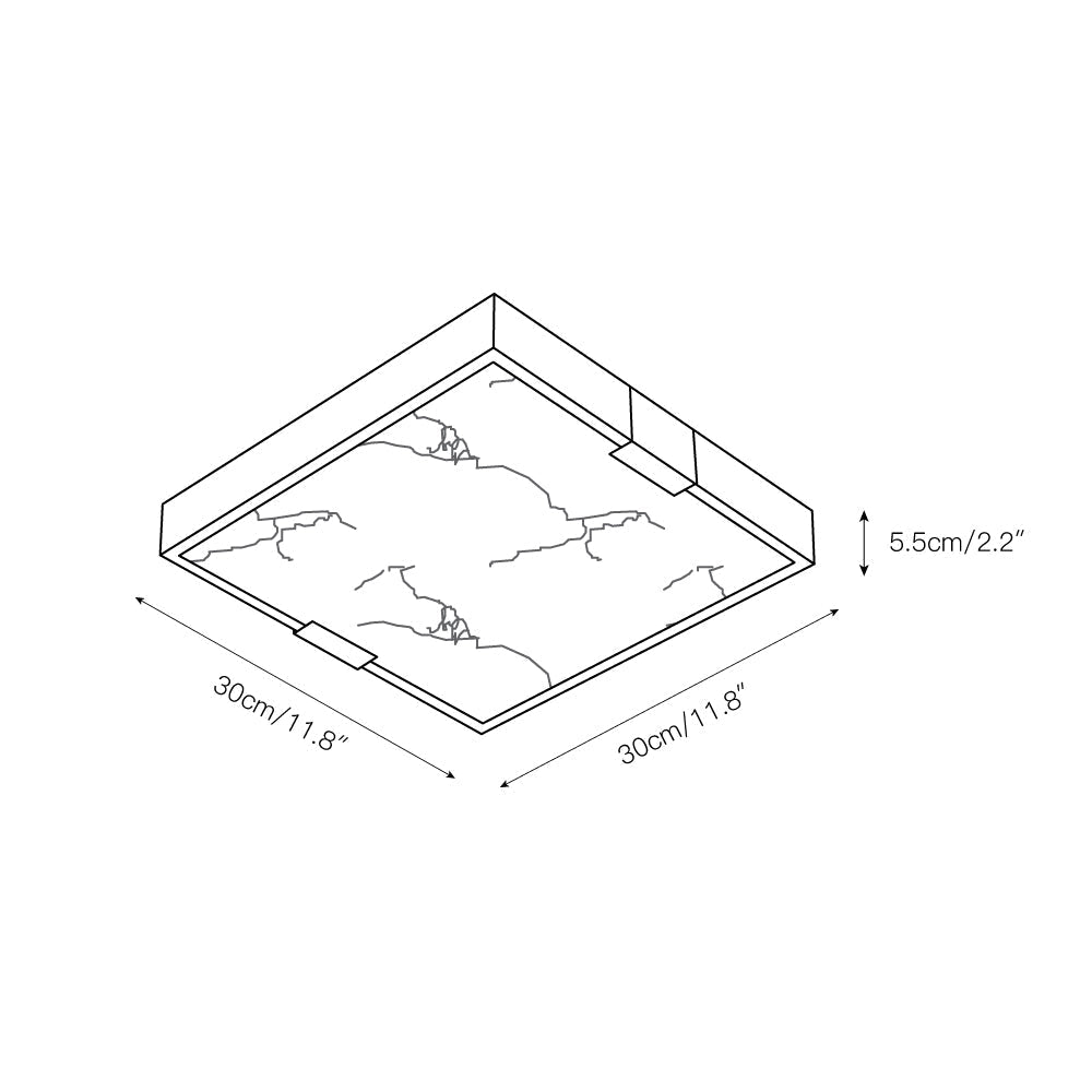Uphaara Lampe de Plafond Albâtre Minimaliste Moderne - Neutralighting