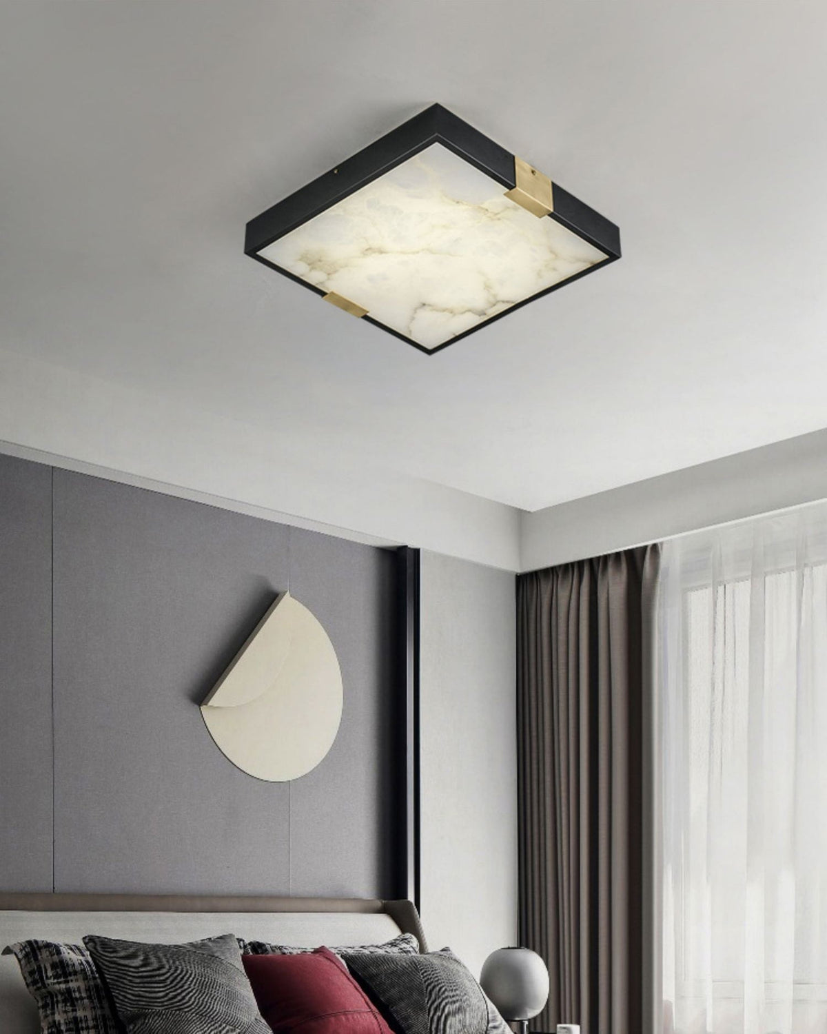Uphaara Lampe de Plafond Albâtre Minimaliste Moderne - Neutralighting