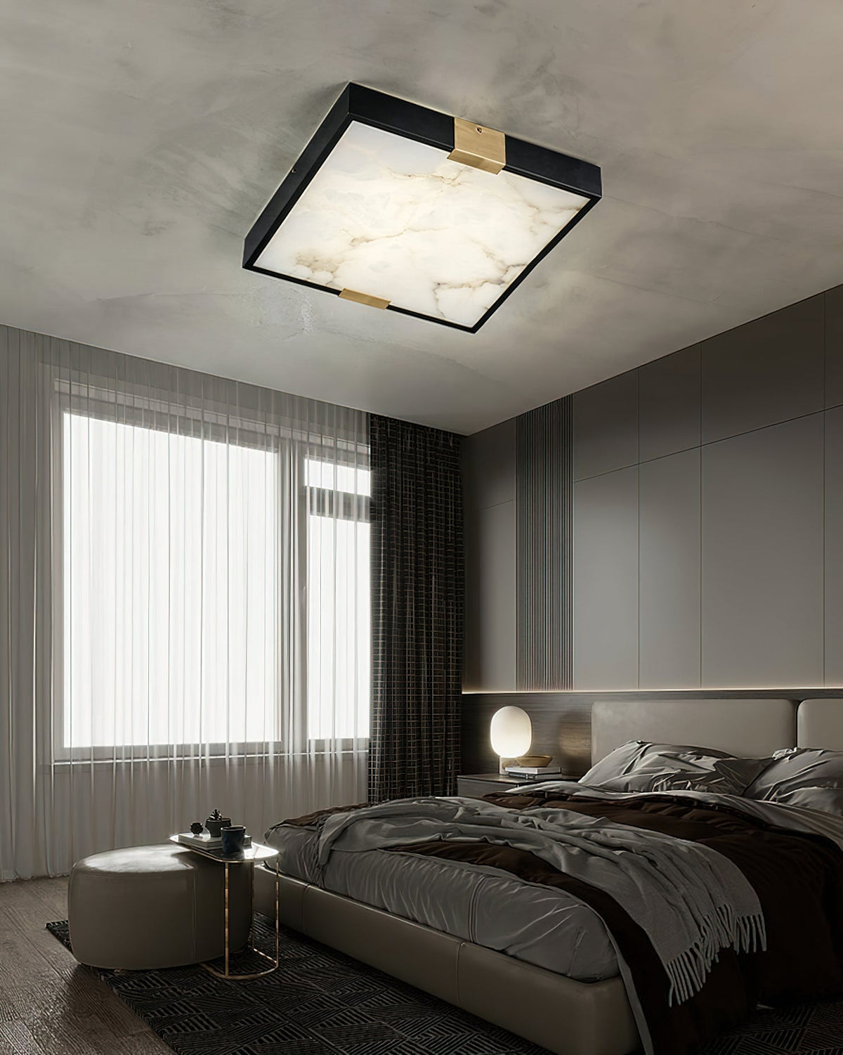 Uphaara Lampe de Plafond Albâtre Minimaliste Moderne - Neutralighting