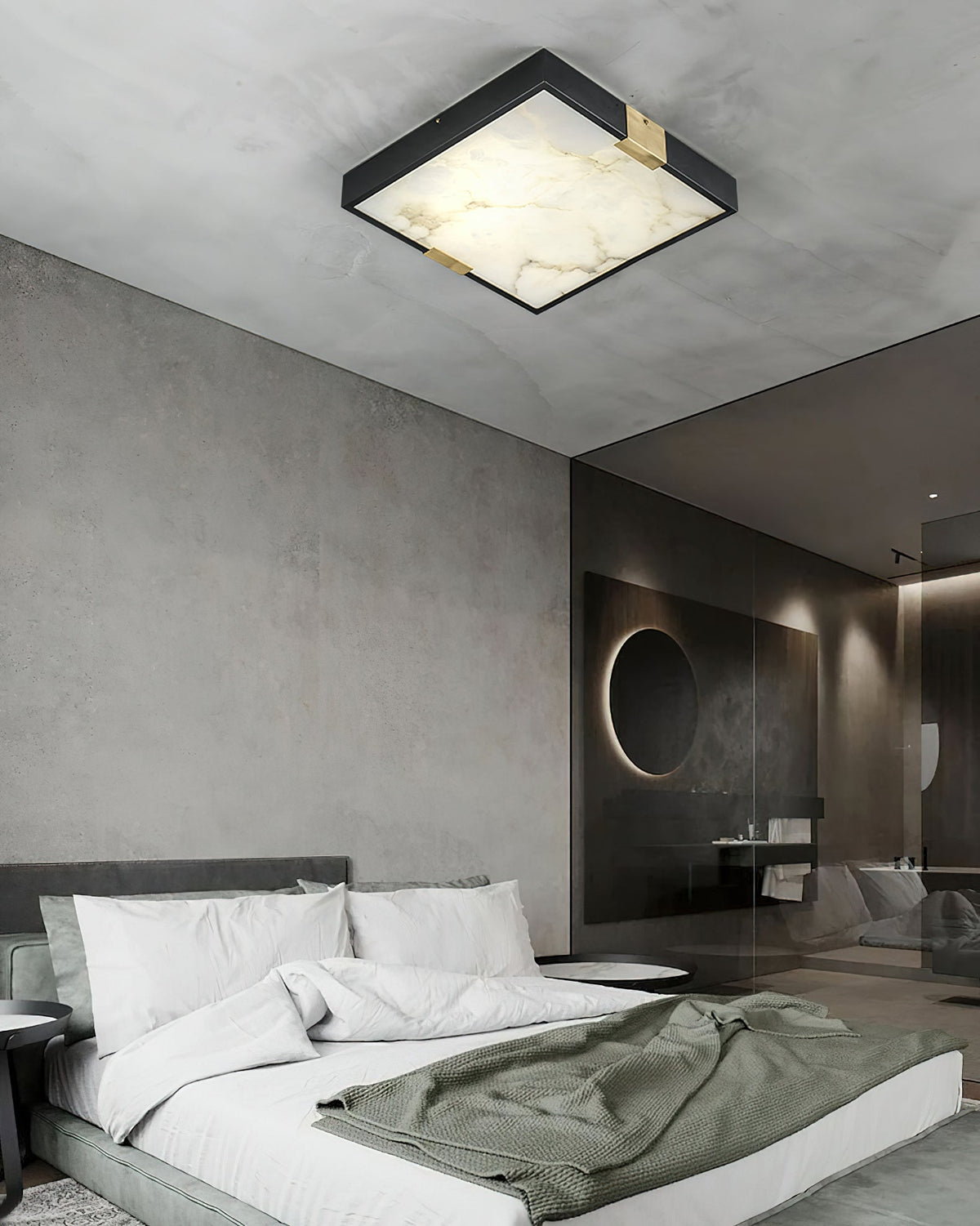 Uphaara Lampe de Plafond Albâtre Minimaliste Moderne - Neutralighting
