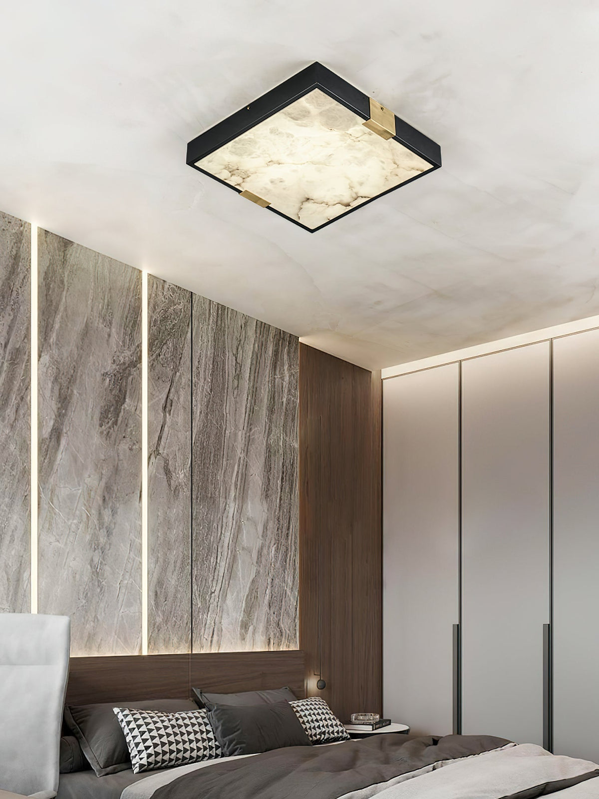 Uphaara Lampe de Plafond Albâtre Minimaliste Moderne - Neutralighting