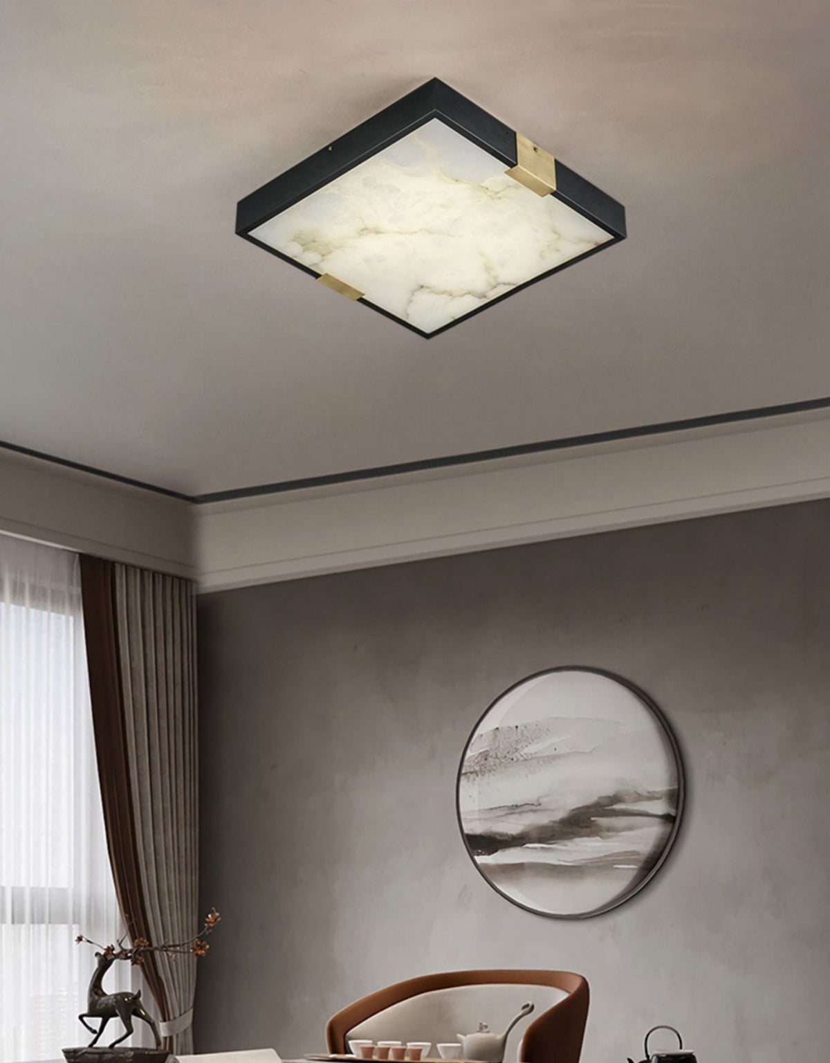 Uphaara Lampe de Plafond Albâtre Minimaliste Moderne - Neutralighting
