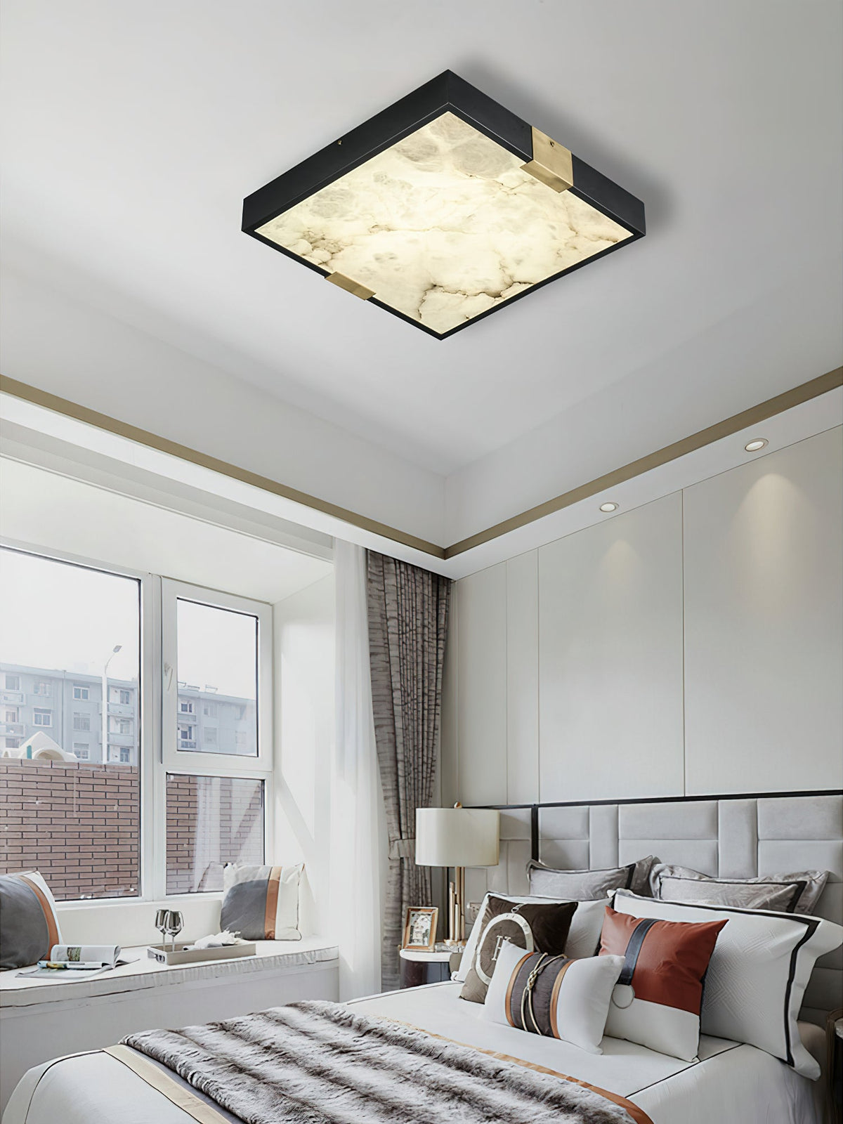 Uphaara Lampe de Plafond Albâtre Minimaliste Moderne - Neutralighting