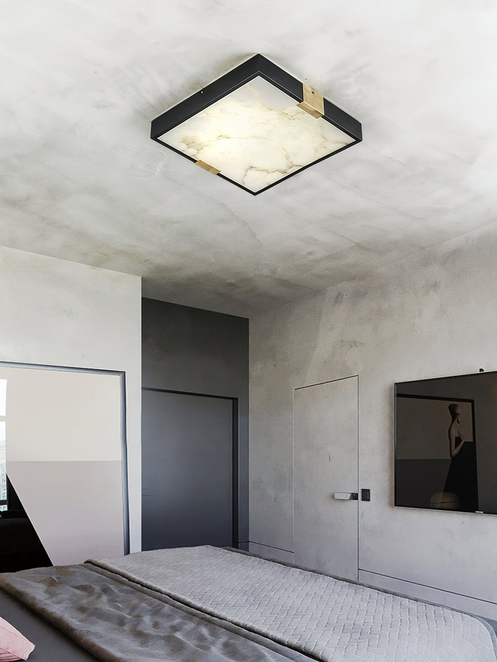 Uphaara Lampe de Plafond Albâtre Minimaliste Moderne - Neutralighting