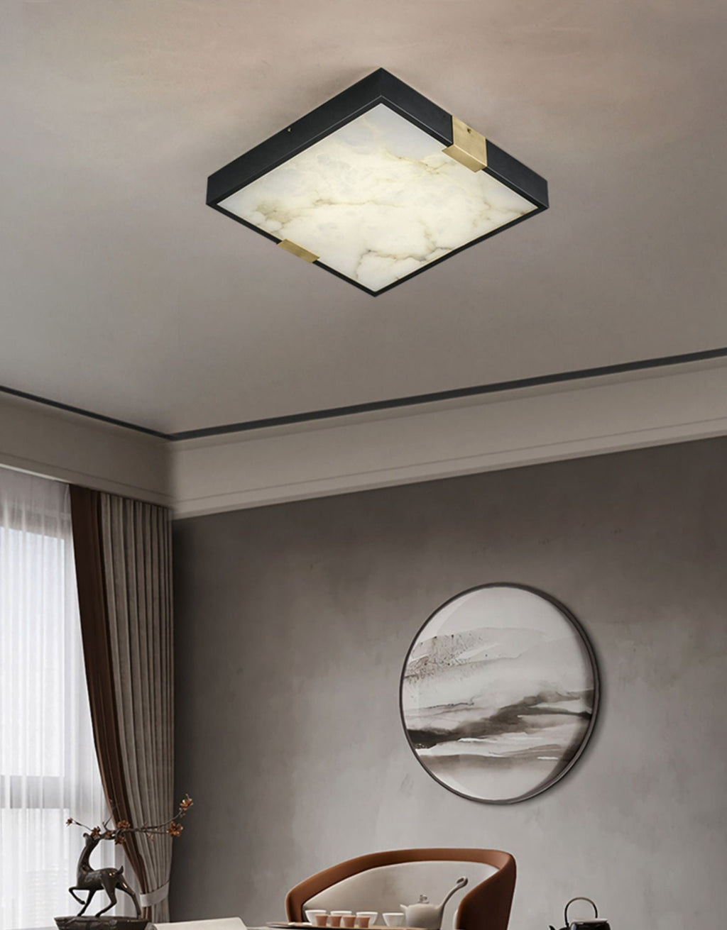 Uphaara Lampe de Plafond Albâtre Minimaliste Moderne - Neutralighting