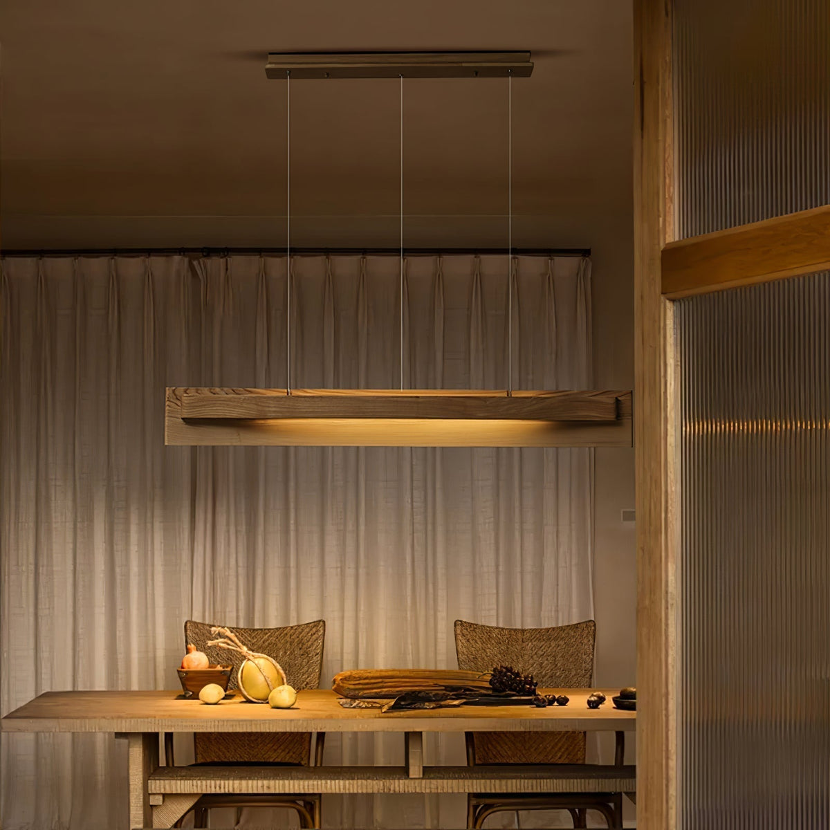 Zaraeyra Suspension en Bois Minimaliste - Neutralighting