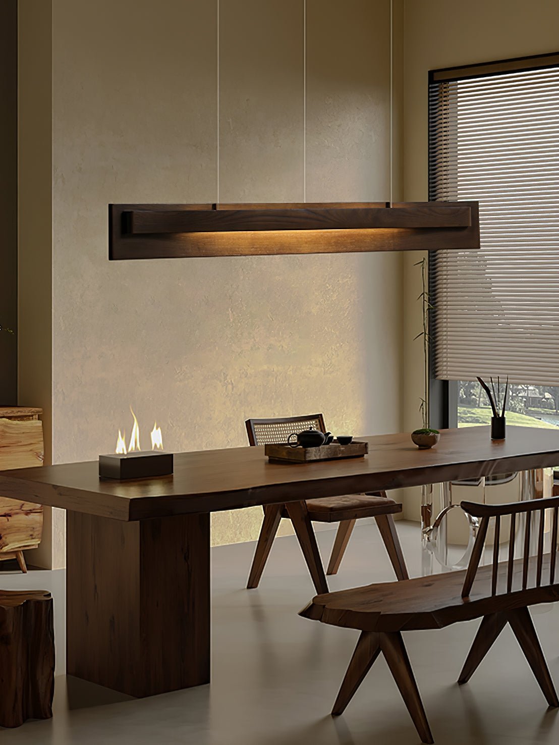 Zaraeyra Suspension en Bois Minimaliste - Neutralighting