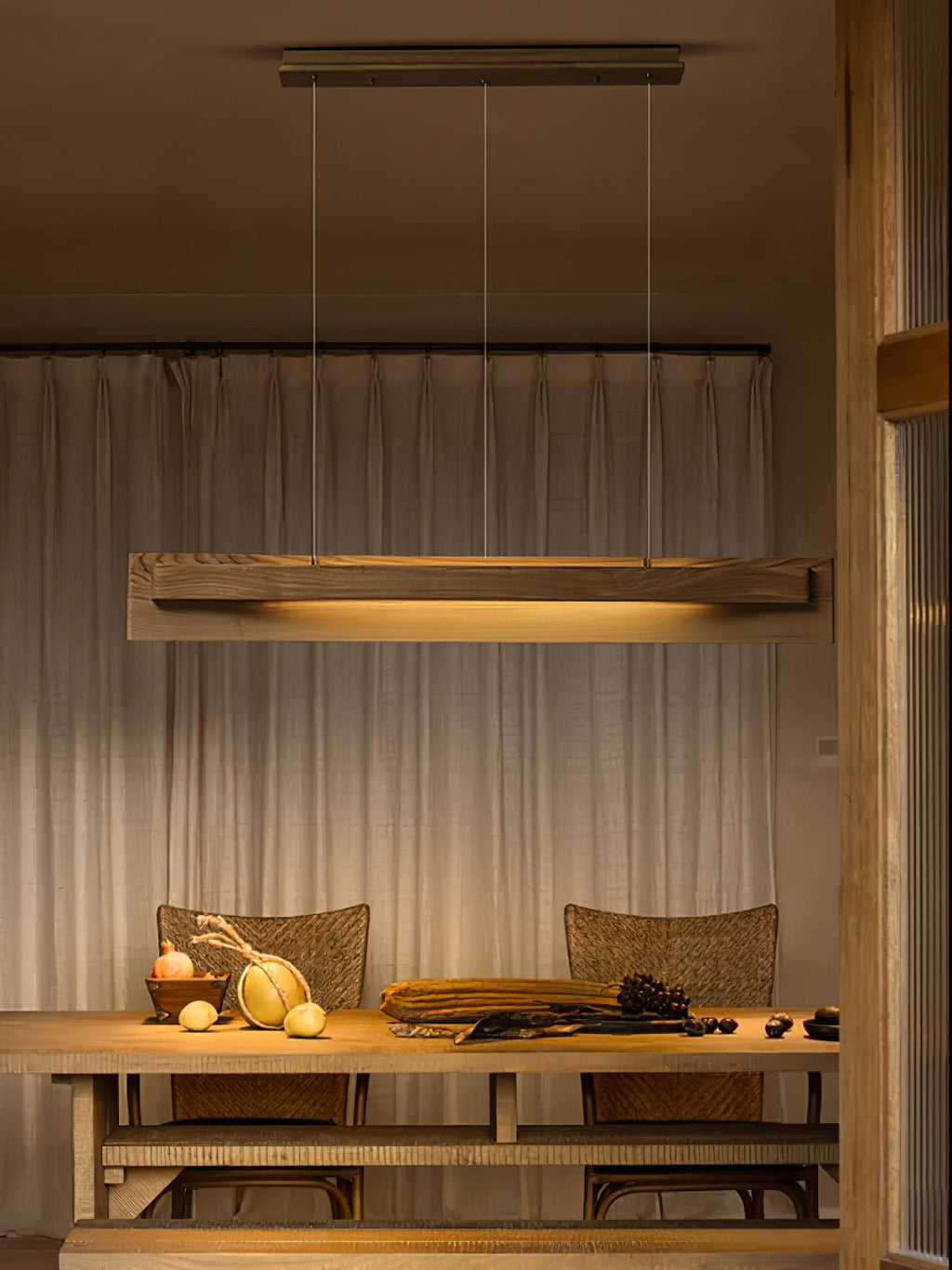 Zaraeyra Suspension en Bois Minimaliste - Neutralighting