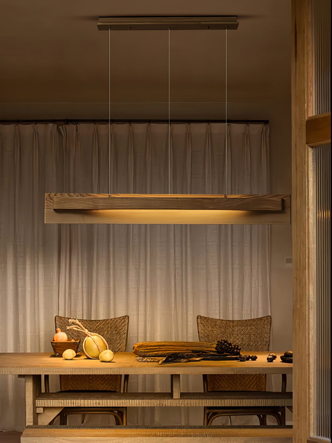 Zaraeyra Suspension en Bois Minimaliste - Neutralighting
