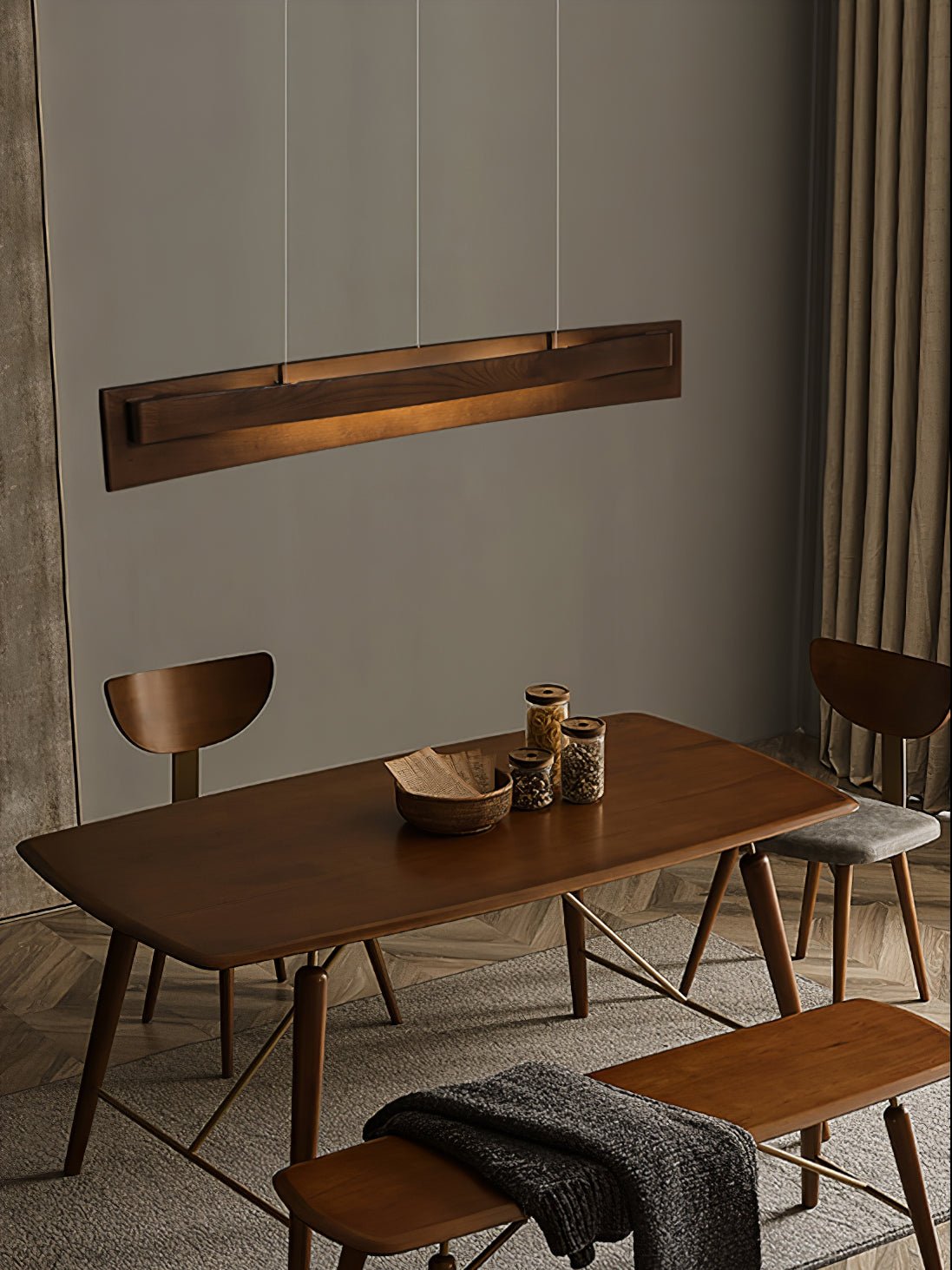 Zaraeyra Suspension en Bois Minimaliste - Neutralighting