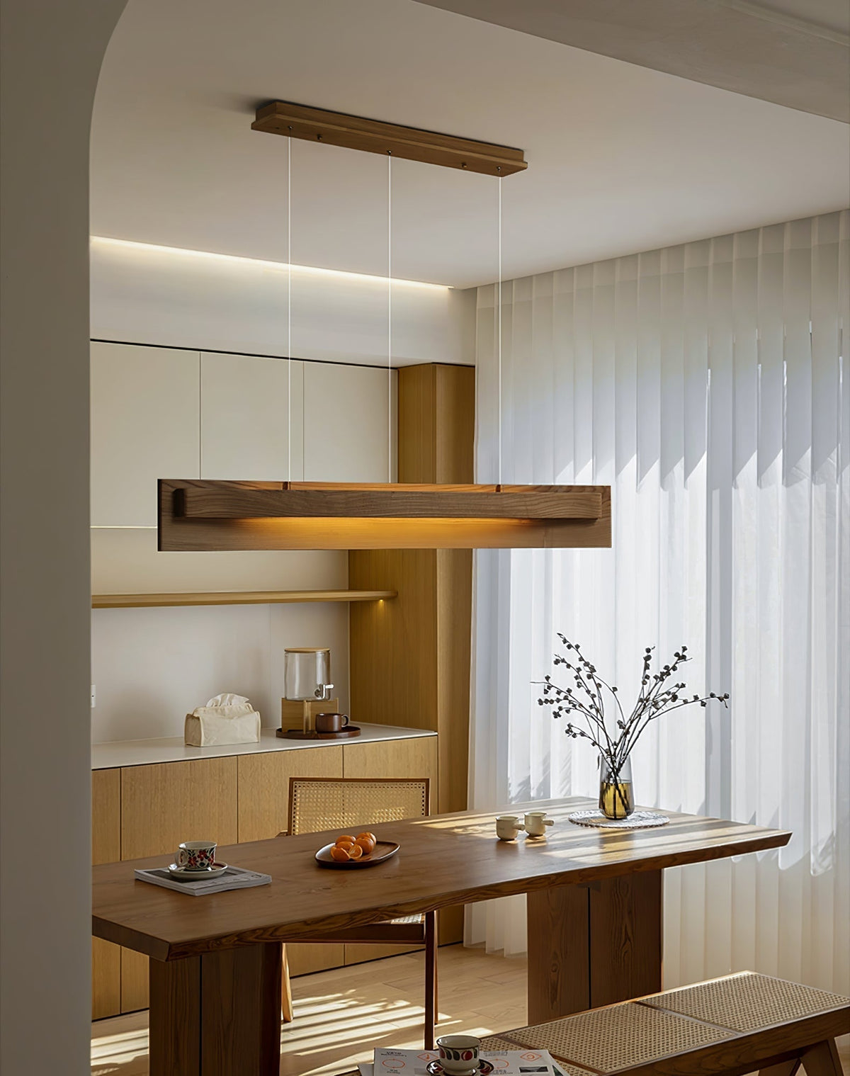 Zaraeyra Suspension en Bois Minimaliste - Neutralighting