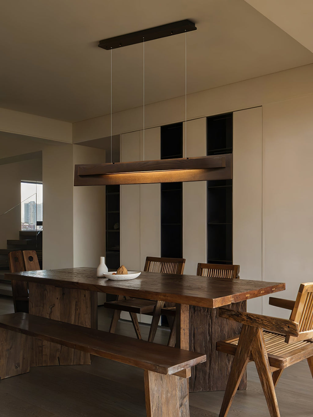 Zaraeyra Suspension en Bois Minimaliste - Neutralighting