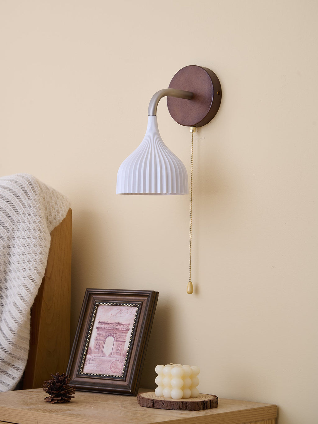 Cimararae Applique Murale en Bois Élégance Classique - Neutralighting