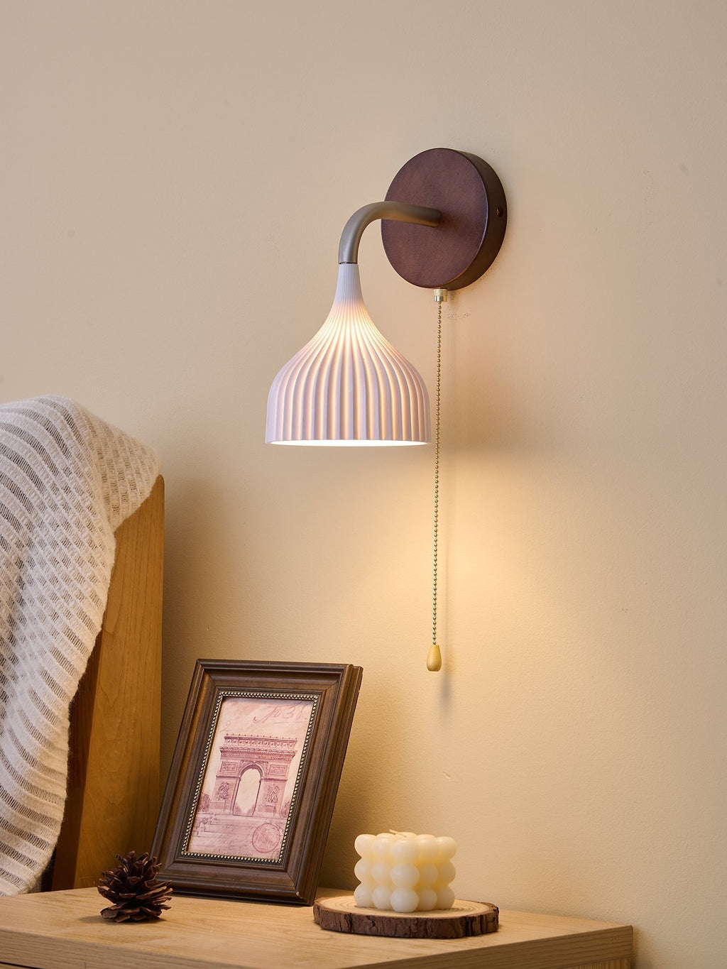 Cimararae Applique Murale en Bois Élégance Classique - Neutralighting