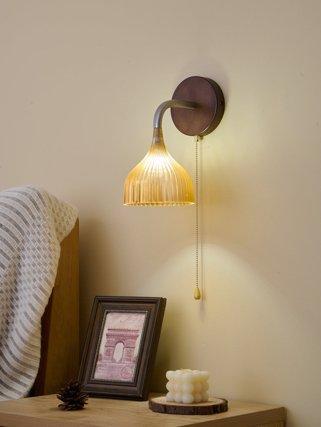 Cimararae Applique Murale en Bois Élégance Classique - Neutralighting