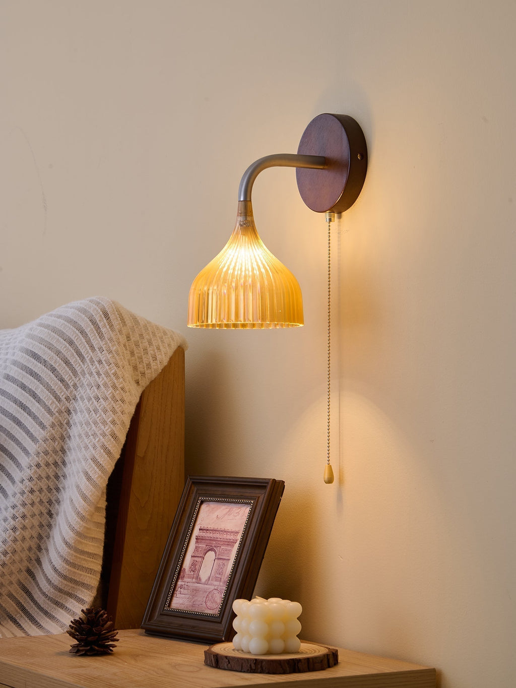 Cimararae Applique Murale en Bois Élégance Classique - Neutralighting