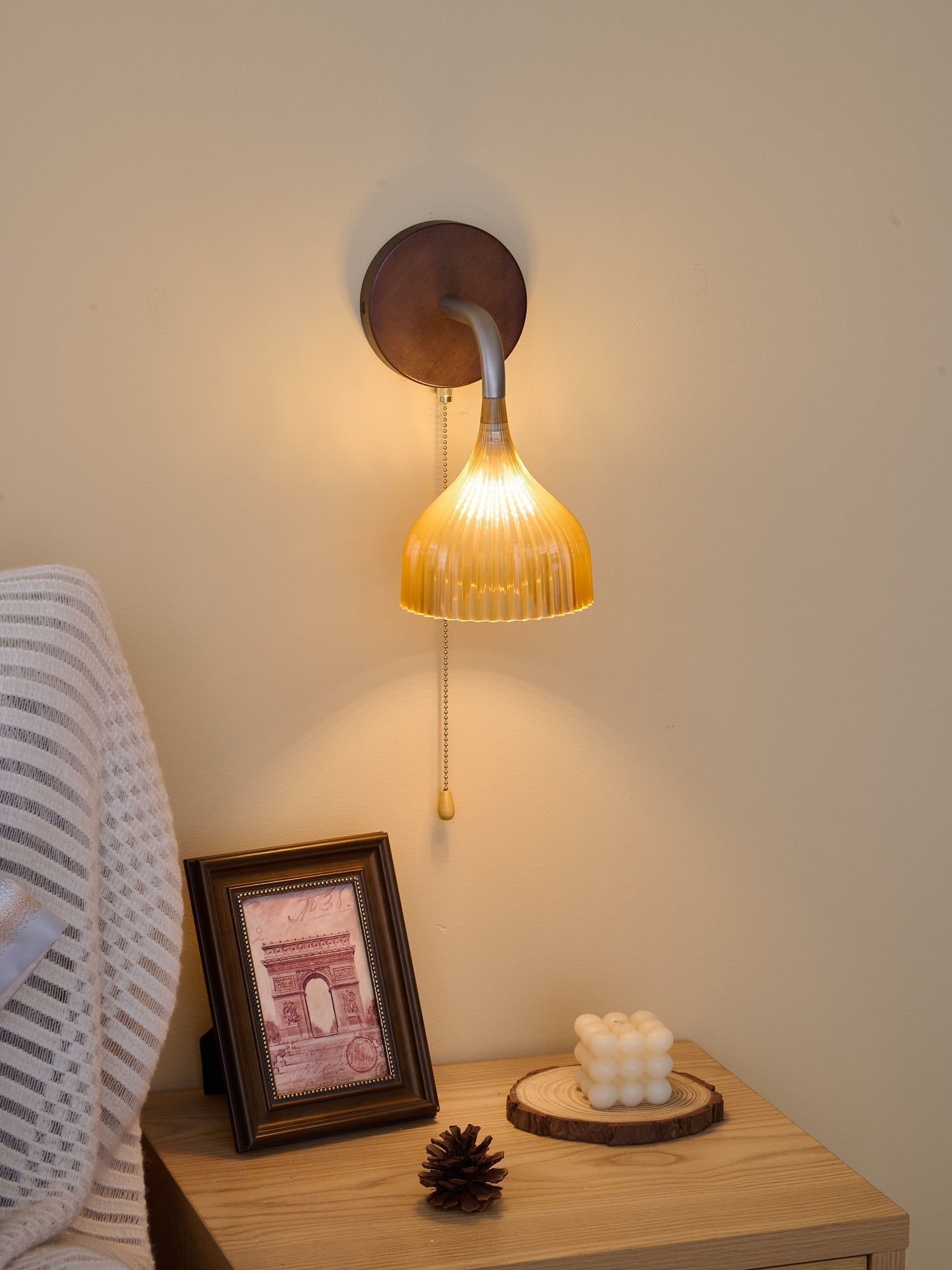Cimararae Applique Murale en Bois Élégance Classique - Neutralighting