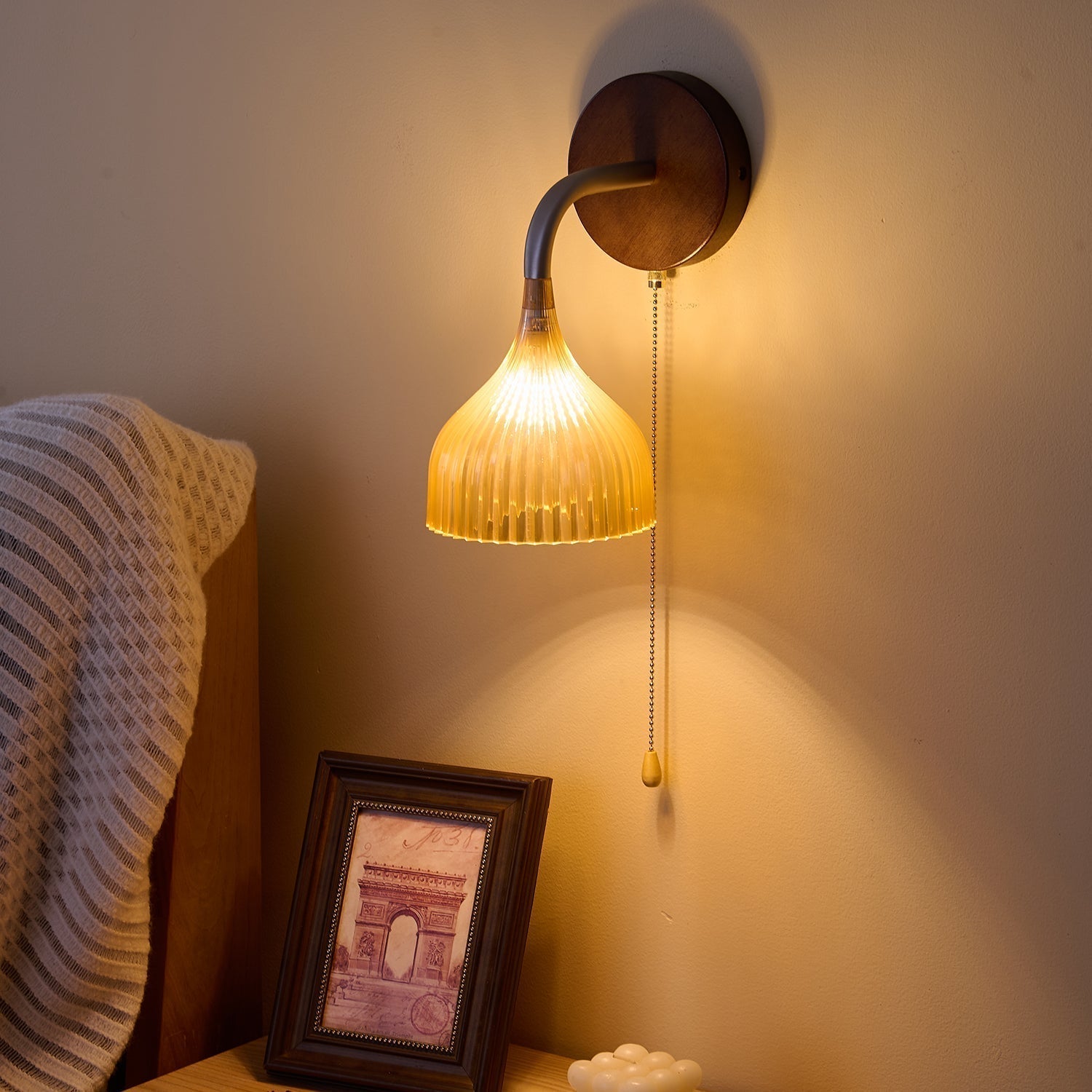 Cimararae Applique Murale en Bois Élégance Classique - Neutralighting