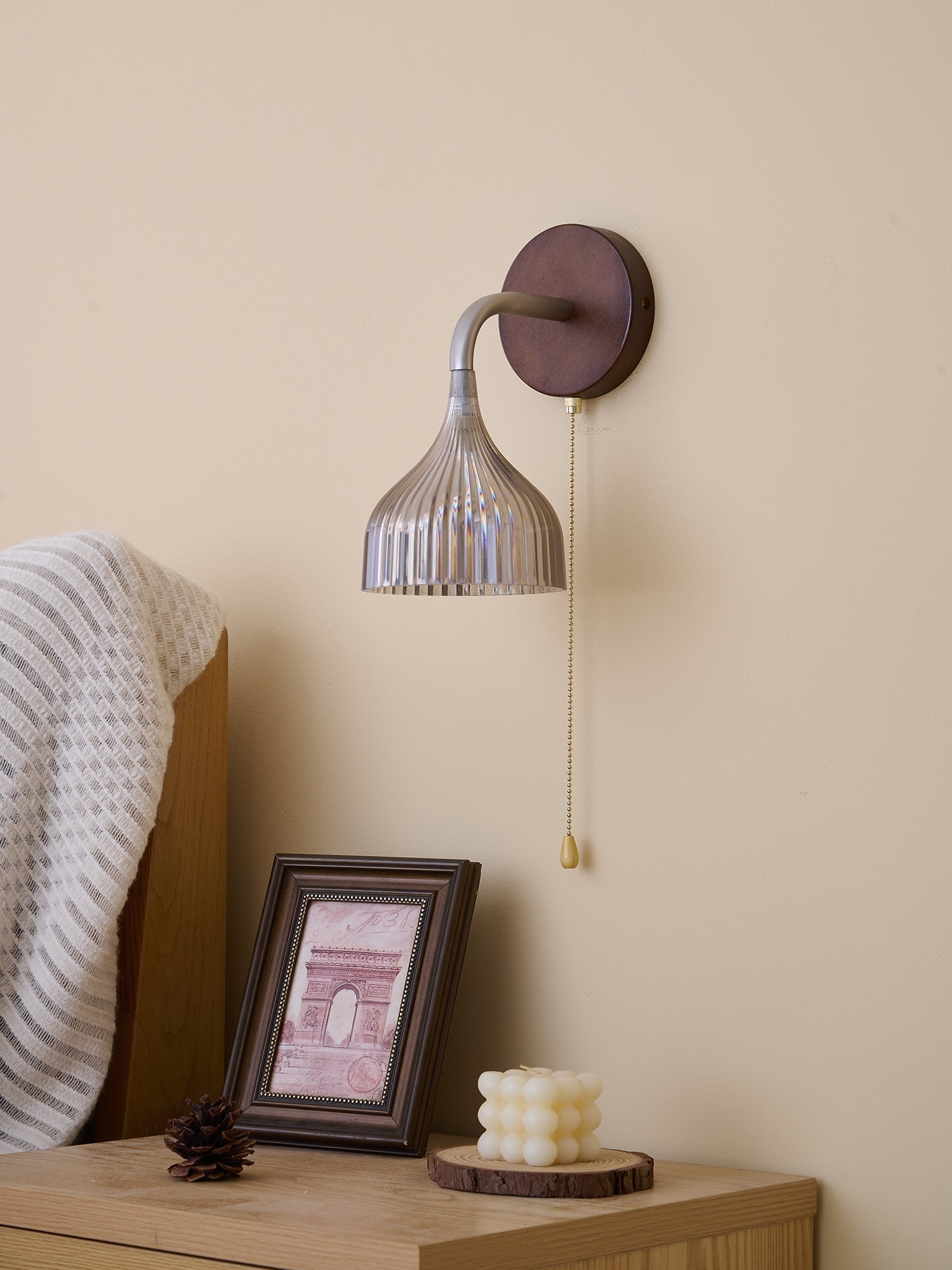 Cimararae Applique Murale en Bois Élégance Classique - Neutralighting
