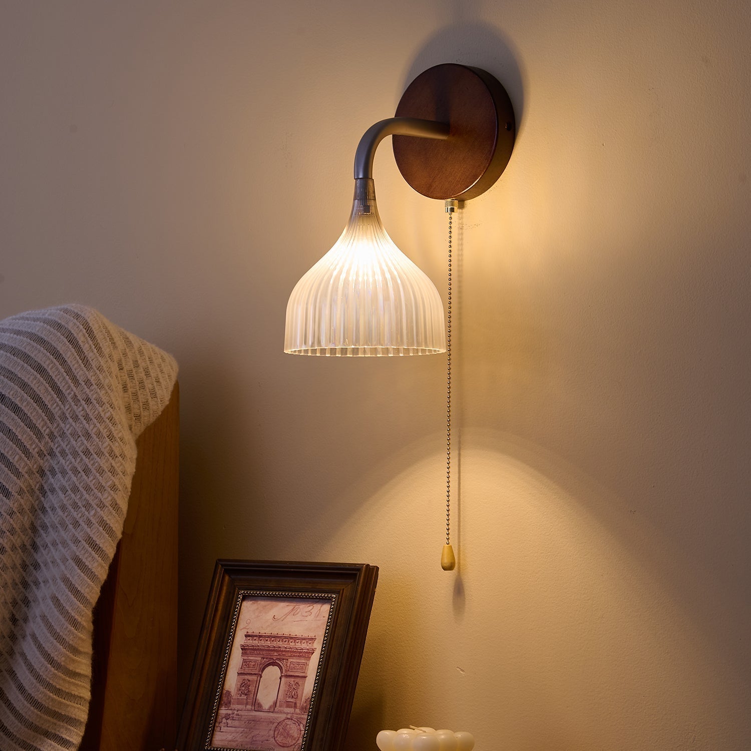 Cimararae Applique Murale en Bois Élégance Classique - Neutralighting
