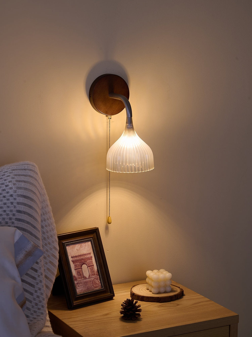 Cimararae Applique Murale en Bois Élégance Classique - Neutralighting