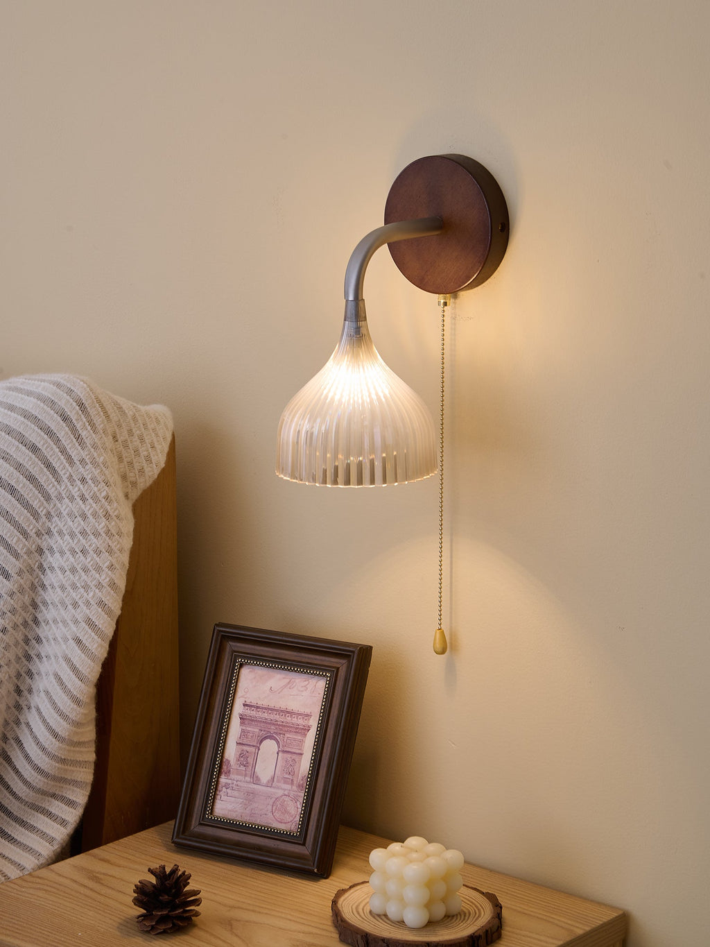 Cimararae Applique Murale en Bois Élégance Classique - Neutralighting