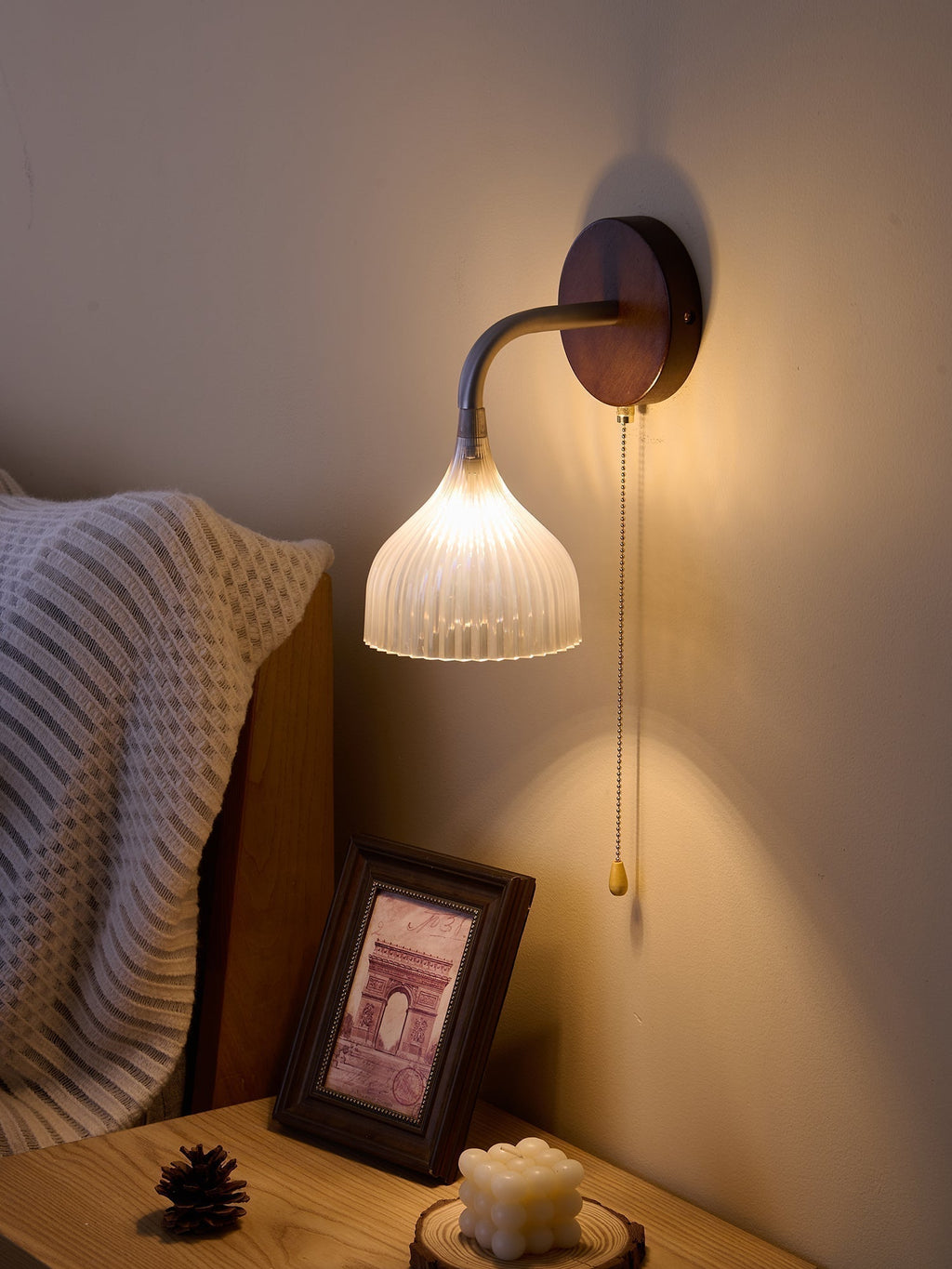 Cimararae Applique Murale en Bois Élégance Classique - Neutralighting