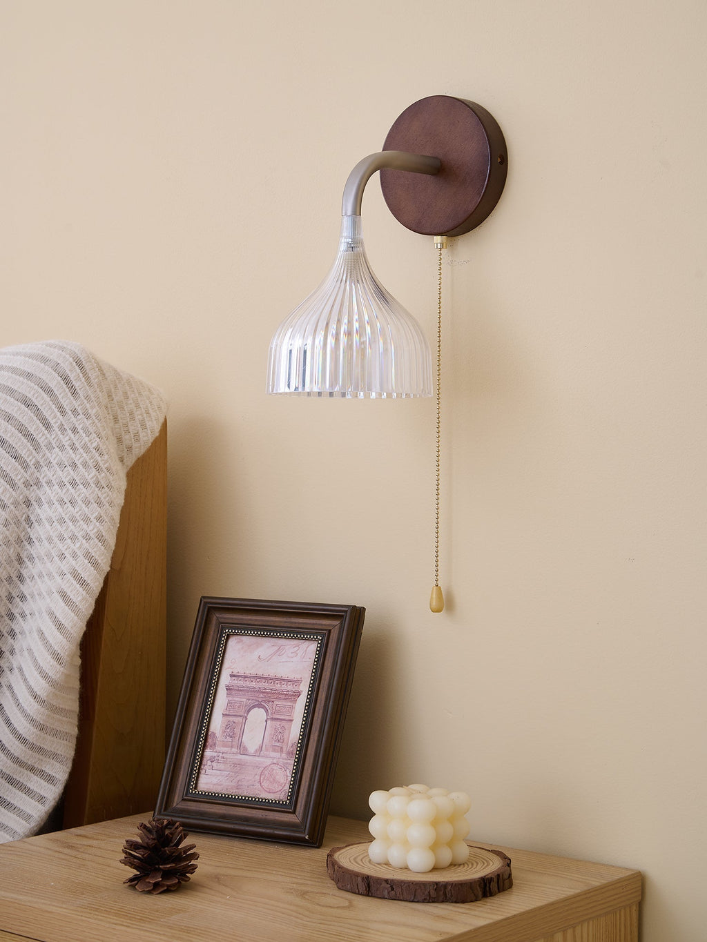 Cimararae Applique Murale en Bois Élégance Classique - Neutralighting