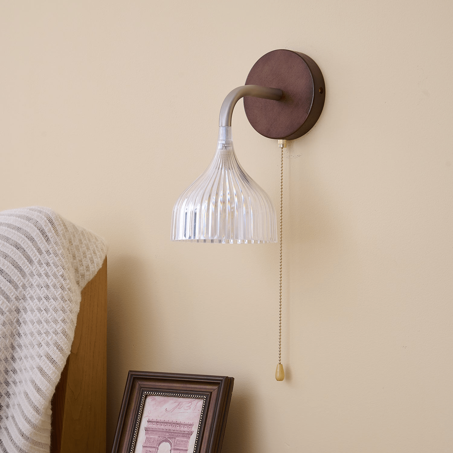 Cimararae Applique Murale en Bois Élégance Classique - Neutralighting