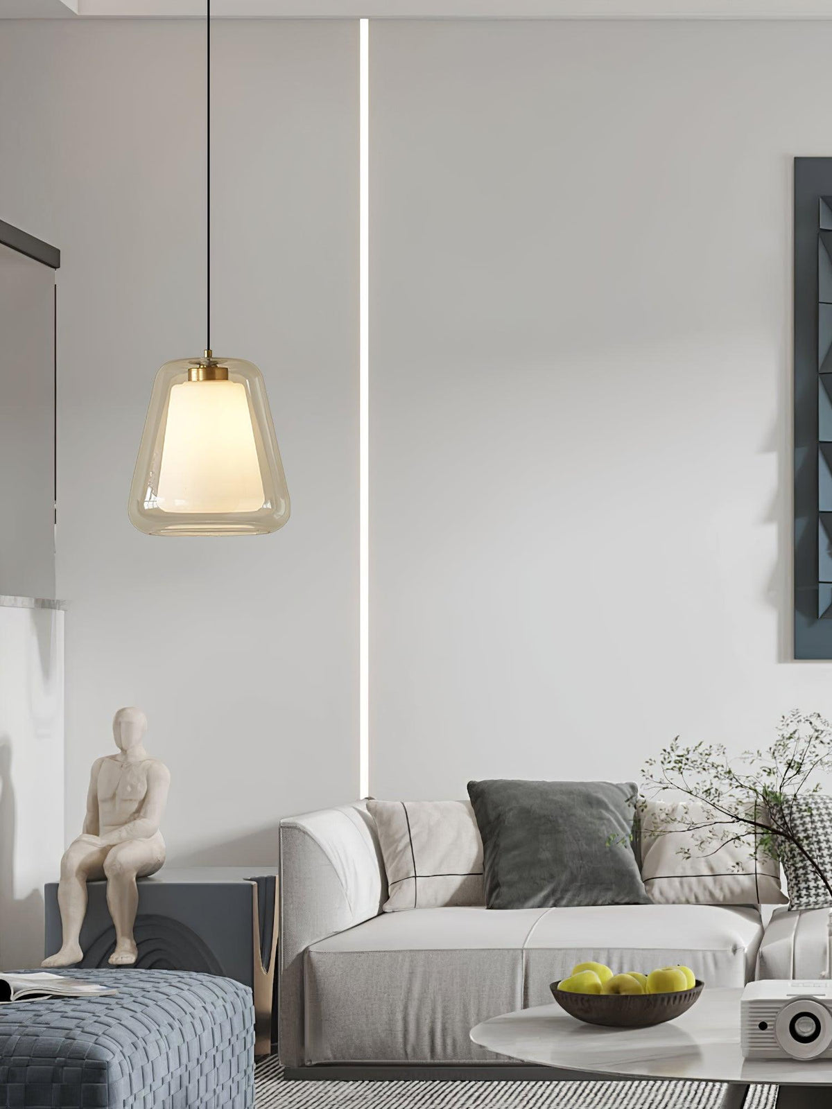 Velorace Suspension Contemporaine Dorée - Neutralighting