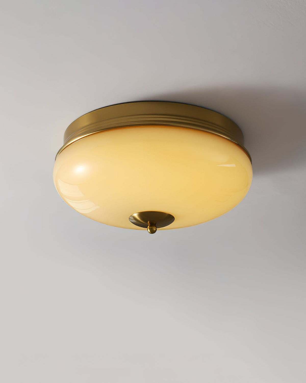 Vatalisra Lampe de Plafond Ronde Métal Verre Minimaliste Moderne - Neutralighting