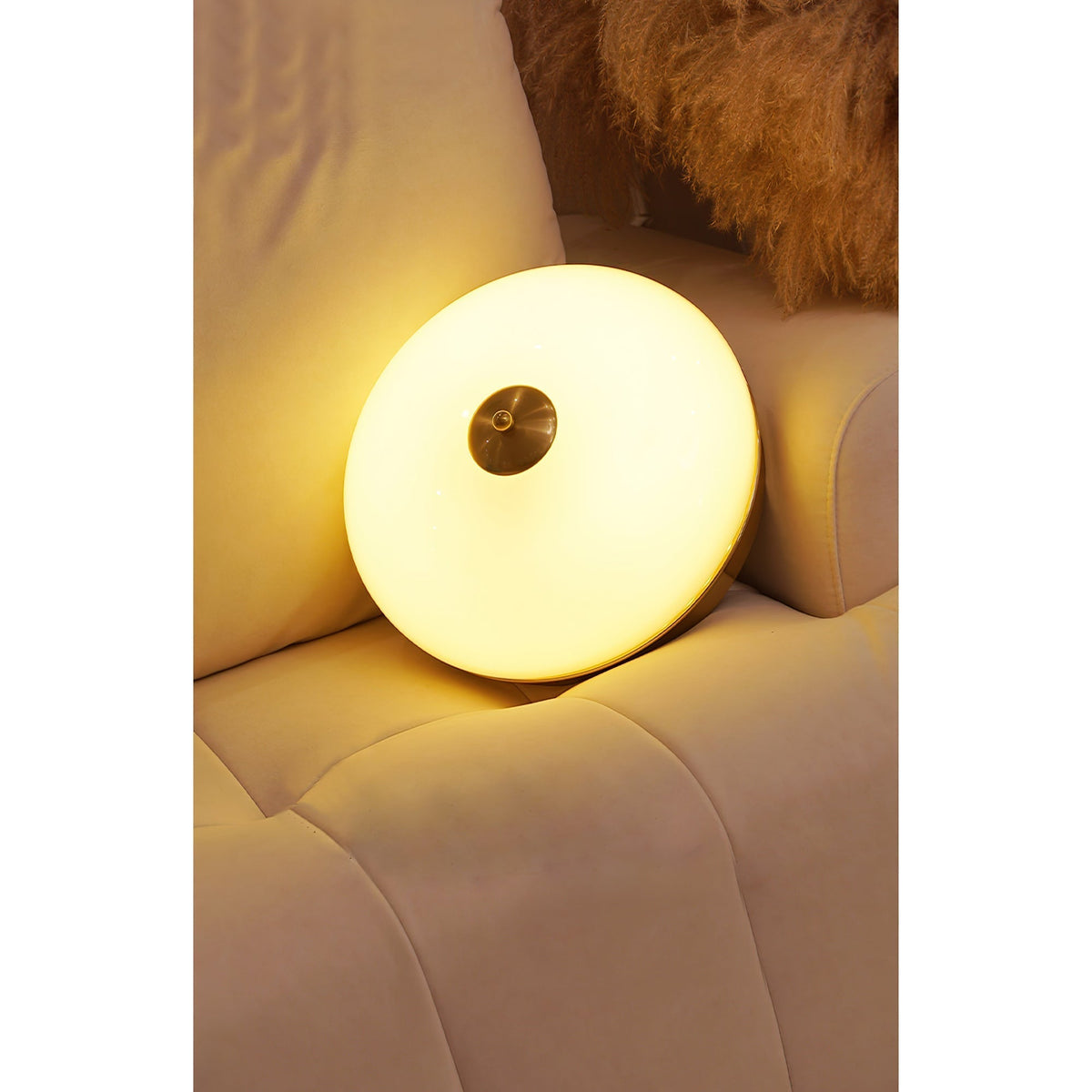Vatalisra Lampe de Plafond Ronde Métal Verre Minimaliste Moderne - Neutralighting