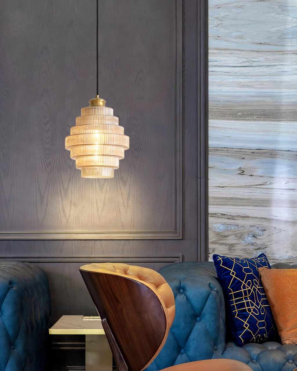 Amara Lampe Pendante en Verre Minimaliste - Neutralighting