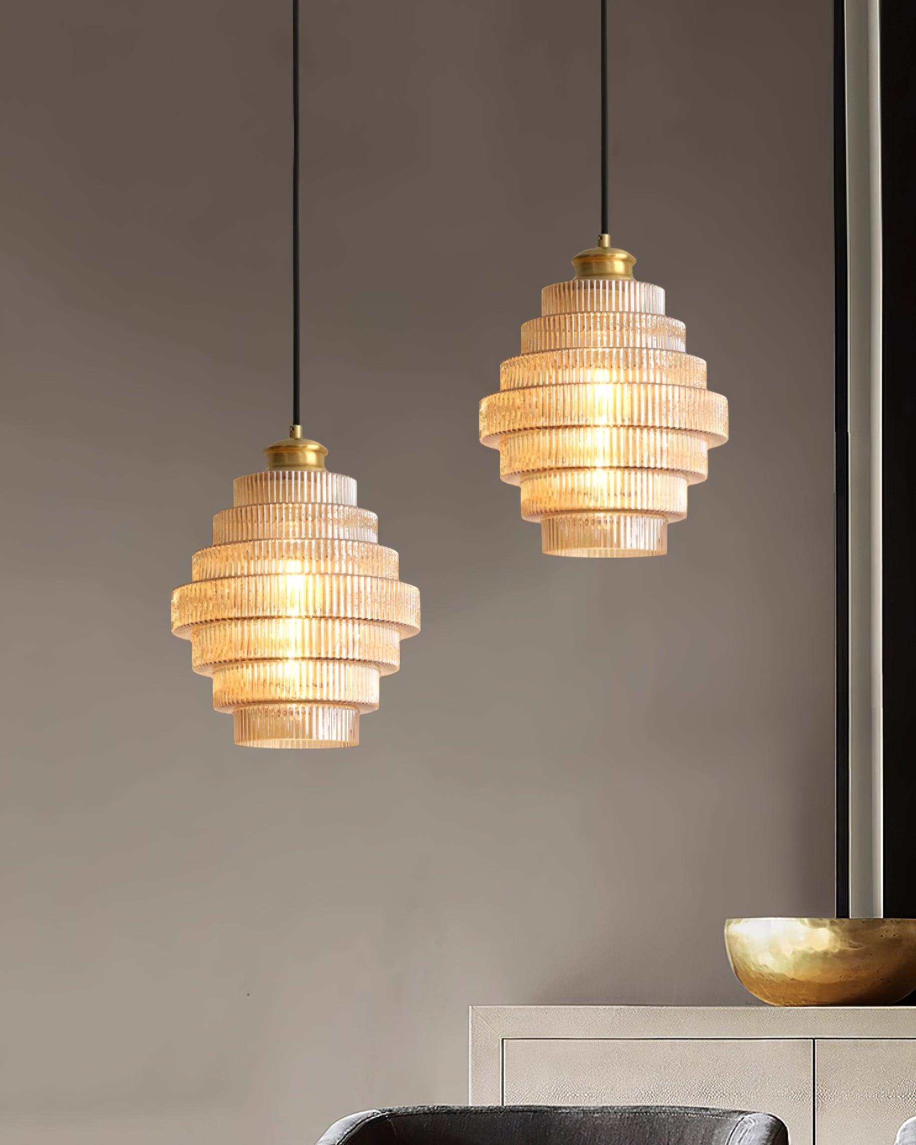 Amara Lampe Pendante en Verre Minimaliste - Neutralighting