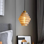 Brivelle Lampe Pendante Verre Cannelé à Brancher - Neutralighting