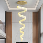 Sylirion Chandelier en Albâtre et Laiton - Neutralighting