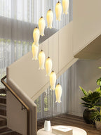 Sylirion Chandelier en Albâtre et Laiton - Neutralighting