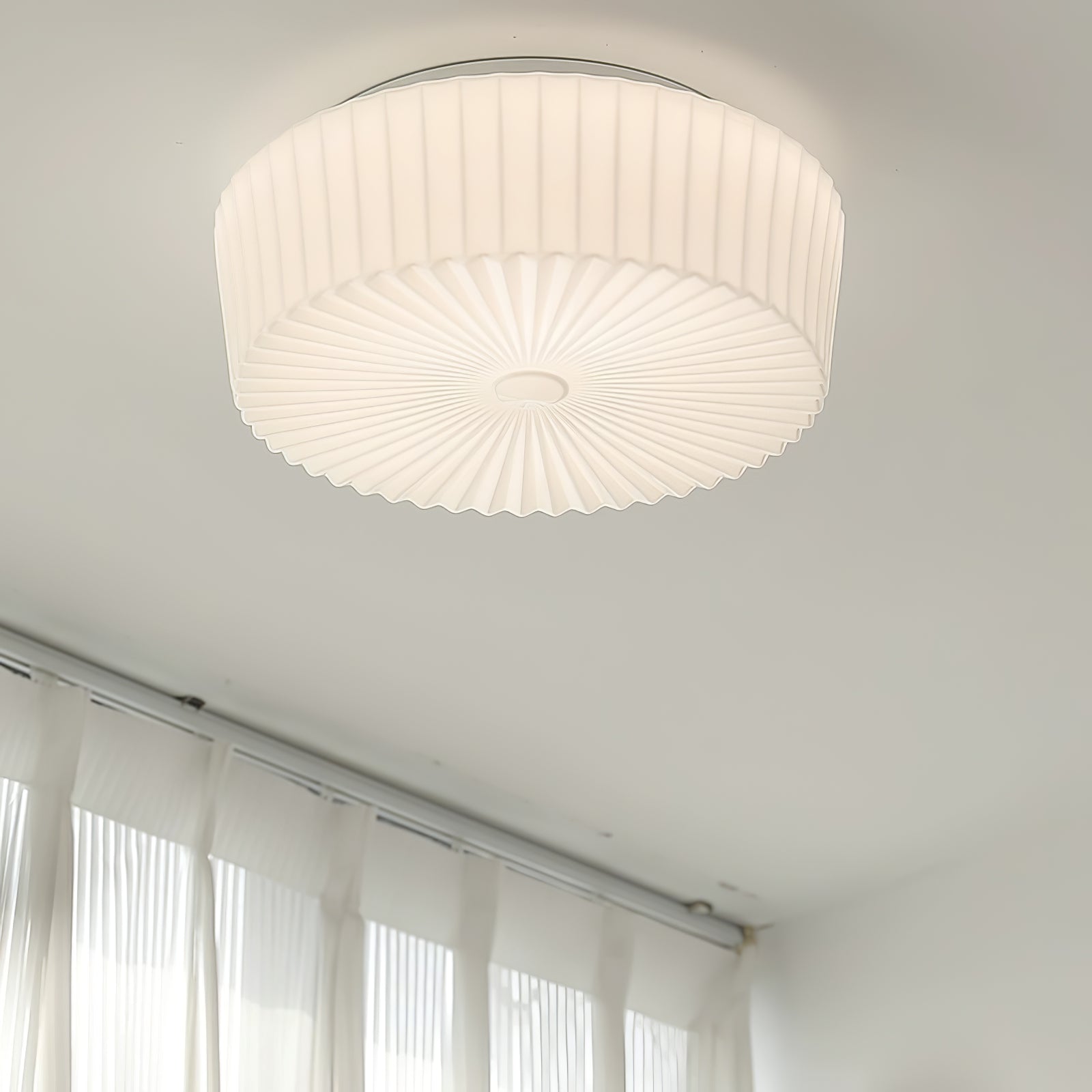 Lustra Plafonnier Tambour en Verre Radiant - Neutralighting