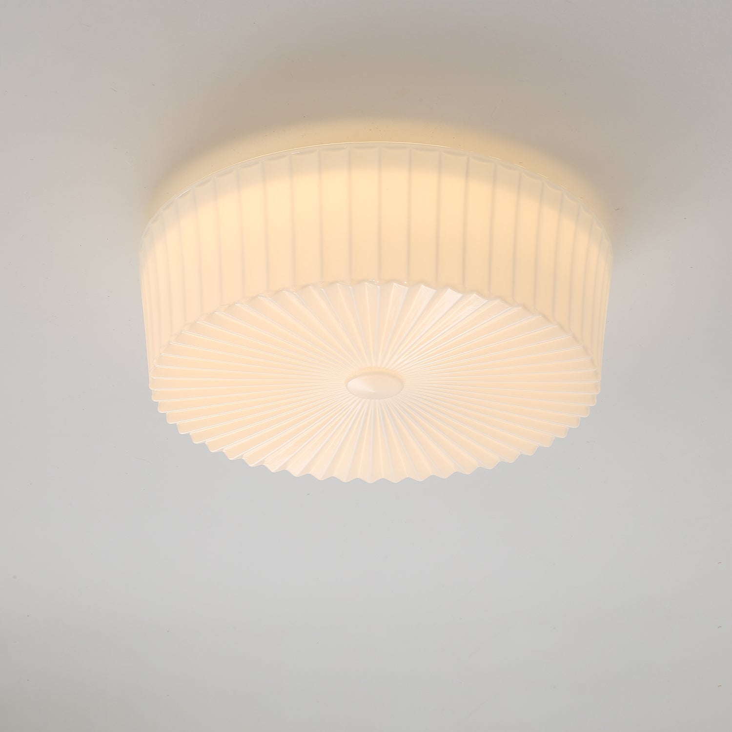Lustra Plafonnier Tambour en Verre Radiant - Neutralighting