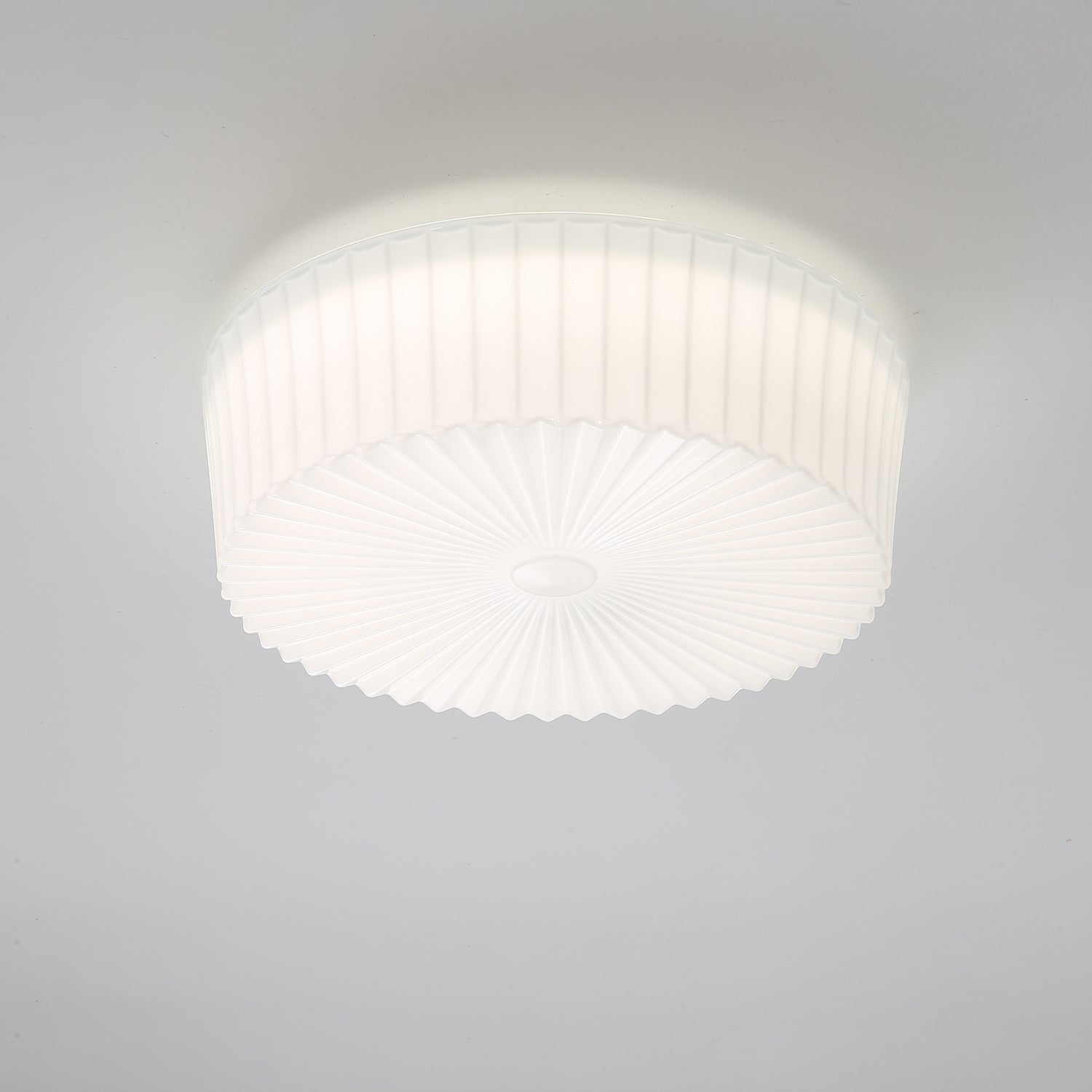 Lustra Plafonnier Tambour en Verre Radiant - Neutralighting