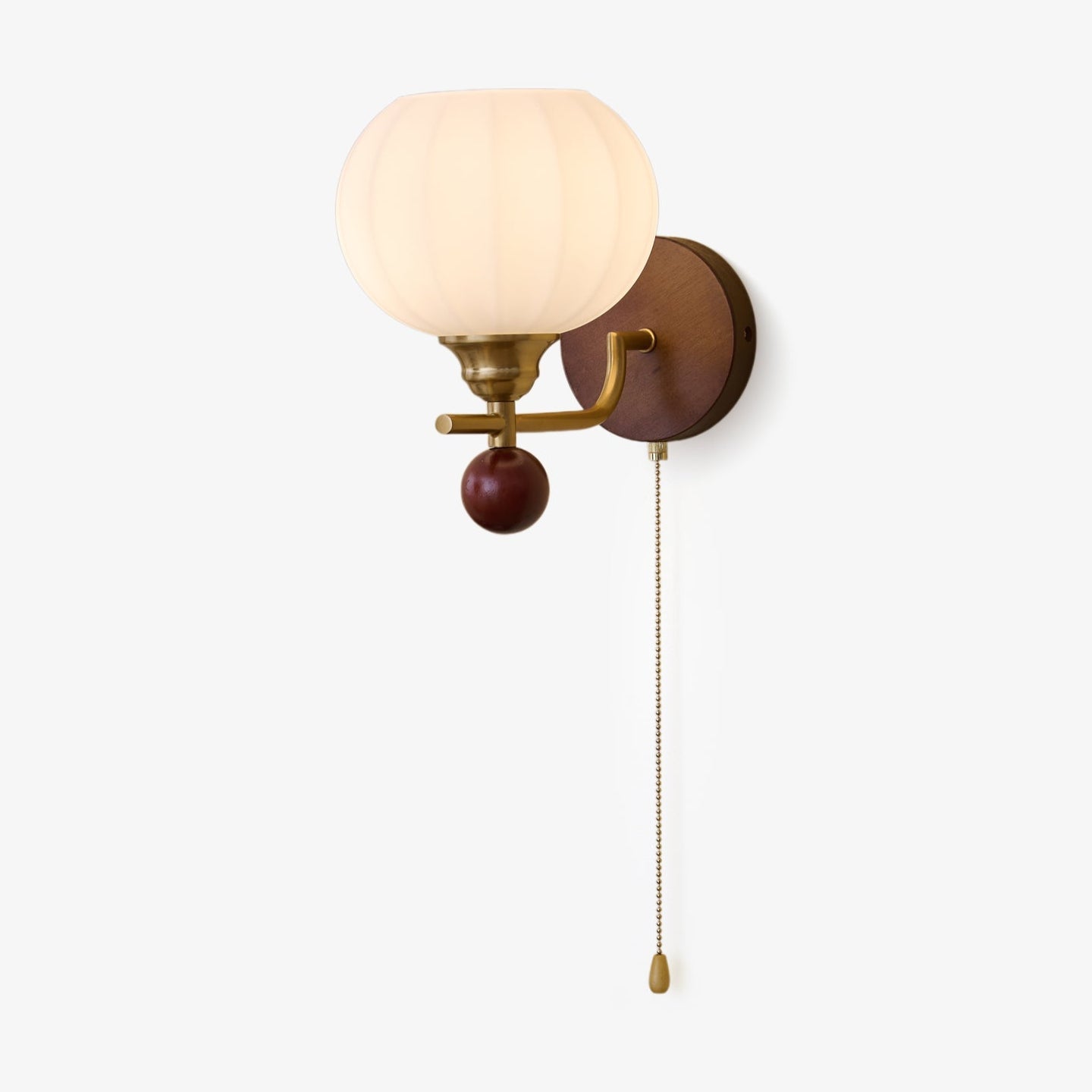 Bobble Applique Murale en Verre et Bois Premium - Neutralighting