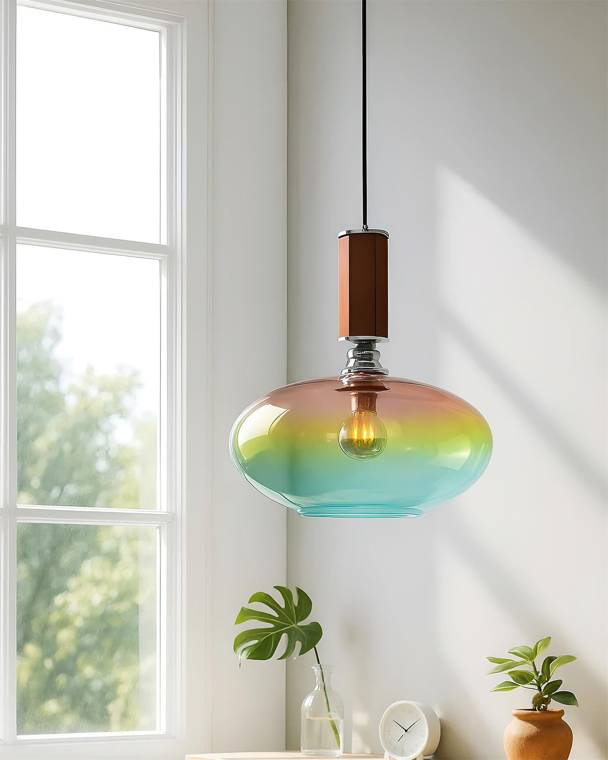 Lumia Suspension en Verre Dégradé Pastel - Neutralighting