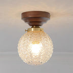 Pavo Plafonnier Verre Transparent Abat-jour Globe - Neutralighting