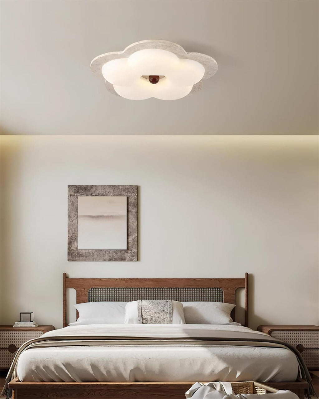 Riita Plafonnier Fleur Travertin - Neutralighting